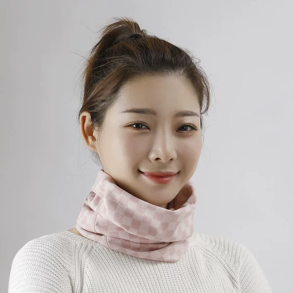 Derong Neck Scarf for Women in Autumn and Winter, Thin Warm Cervical Spine Protection Pullover Scarf, Neck Protection Fake Collar Fleece-Lined Windproof Neck Scarf for Men