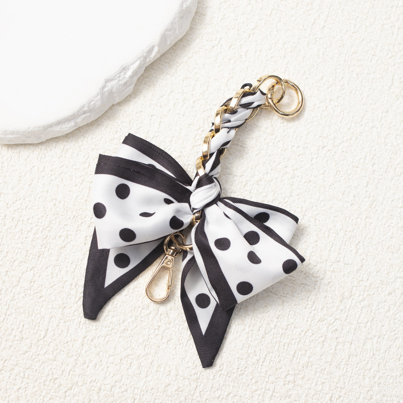 블랙 17 보우 연장 체인 17cm