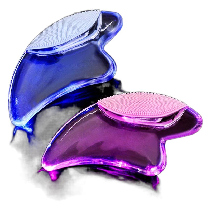 Rodillo masajeador facial de cristal para limpieza y lifting facial en V, herramienta de belleza no de jade, venta al por mayor.