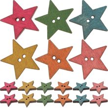 DIY�ֹ����� 25mmľ�Ƹ��Ų�ɫ�����Ŧ�� ����װ��ľƬ50��һ��