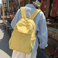 跨境中学生新款休闲背包男大容量旅行包质感背包高中女电脑双肩包