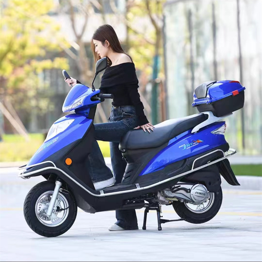 Yuzuan Motorcycle Can Be Registered as a Fuel-Powered Scooter, National Iv Electronic Injection 125Cc Air-Cooled Fuel-Saving Street Bike for Takeout