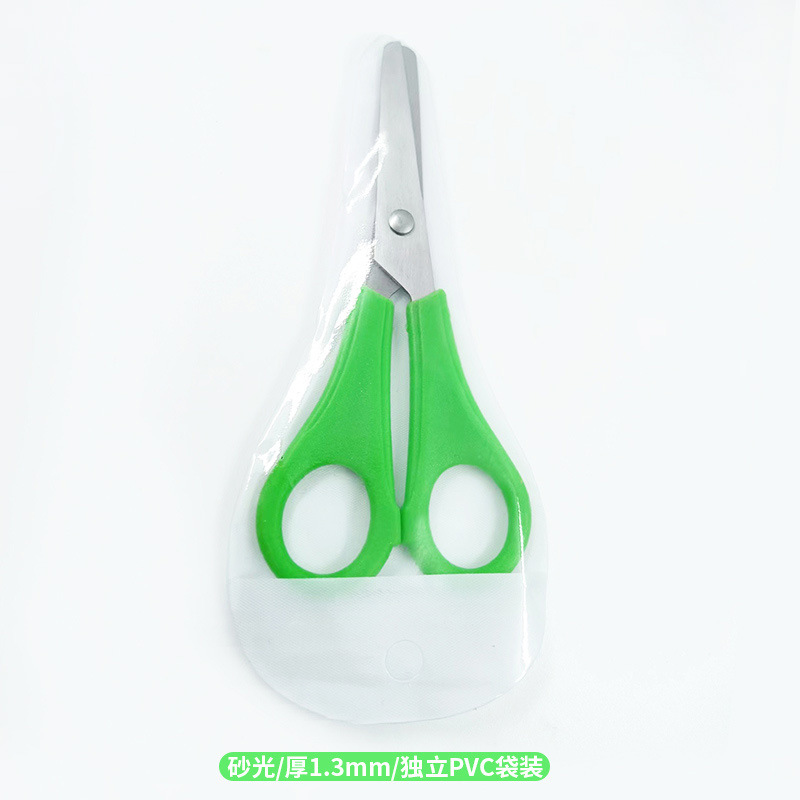 Tijeras escolares con regla integrada, aptas para estudiantes y oficina, seguras y precisas