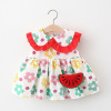 Summer clothing, sleevless dress, children's clothing, wholesale, western style, Korean style, flowered