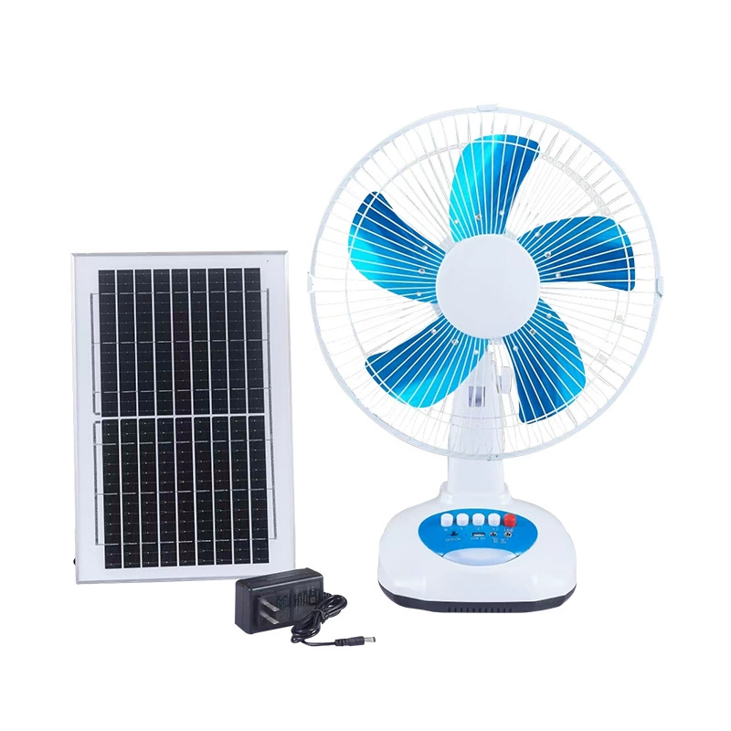 Powerful extra-long air fan solar-powered, (Cross-border trading), 12inch