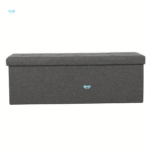 Folding Storage Ottoman Bench Foot Rest Stools End of Bed