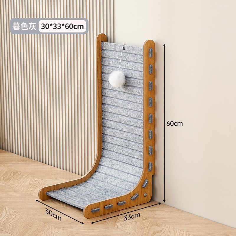 Mayorista L-shaped vertical gato agarre placa engrosada resistente al desgaste no descascar gato agarre placa de pared gato juguete