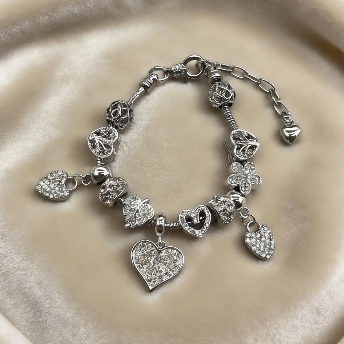 Brotación transfronteriza de la pulsera Panjia arco de diamante de agua amor cerradura de llave del árbol de la vida desmontable joyas de moda hermosa