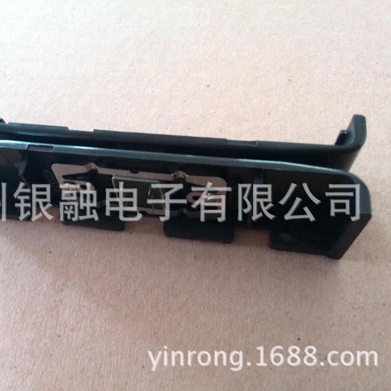 磁卡刷卡头单二轨道读卡磁头内置刷卡90MM磁头架带磁头
