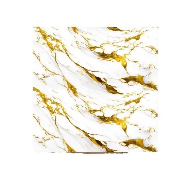 Azulejo de imitación mármol autoadhesivo adhesivo de pared sala de estar baño decoración de pared impermeable y a prueba de humedad con papel de aluminio