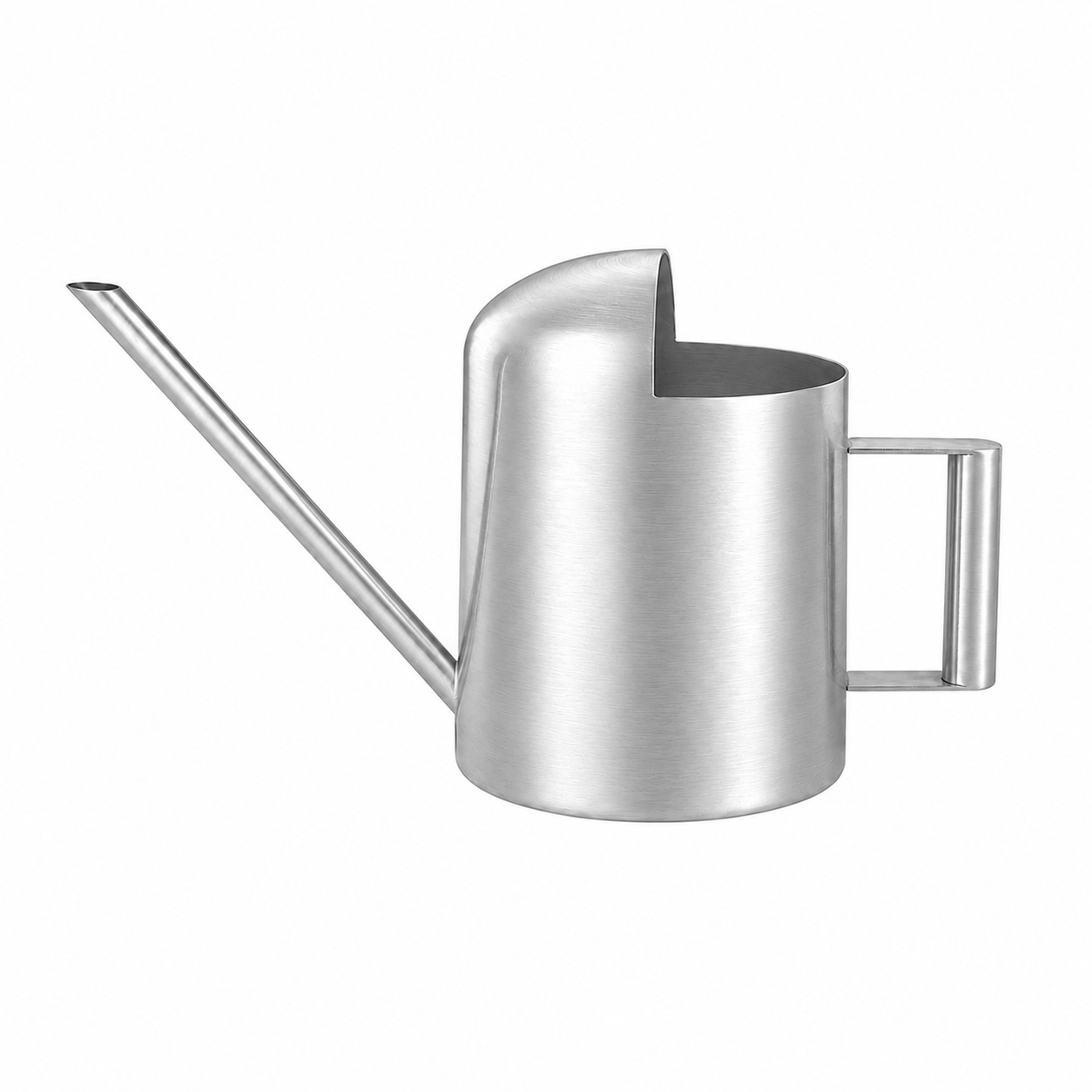 Maceta de acero inoxidable boca larga metal jardinería verde planta suculenta regadera pequeños niños mini regadera 300ml