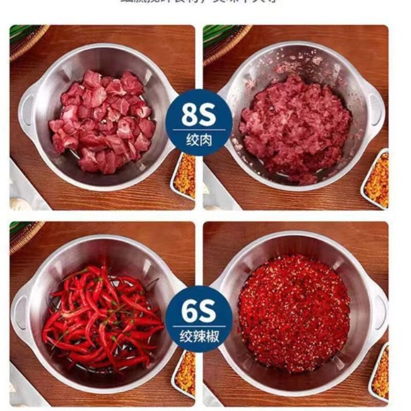 新飞绞肉机家用商用打肉馅不锈钢多功能电动料理器蒜蓉碎菜绞馅机|undefined