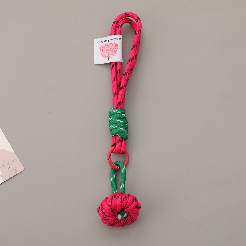 幸運と祝福のカボチャ織り携帯電話ストラップ diy キーホルダーロープアクセサリー小さなギフトファッションバッグペンダント|undefined