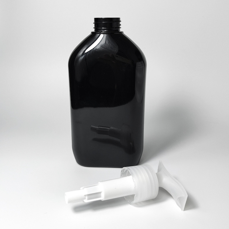 洗发水分装瓶茶色黑色乳液按压瓶PET塑料瓶日化洗护用品包装瓶|undefined
