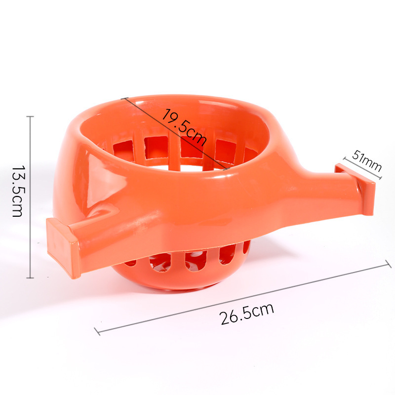 Thickened Wheeled Mop Bucket Plastic Rotating Wringer Mop Single Bucket Manual Squeeze Bucket Floor Mop Bucket