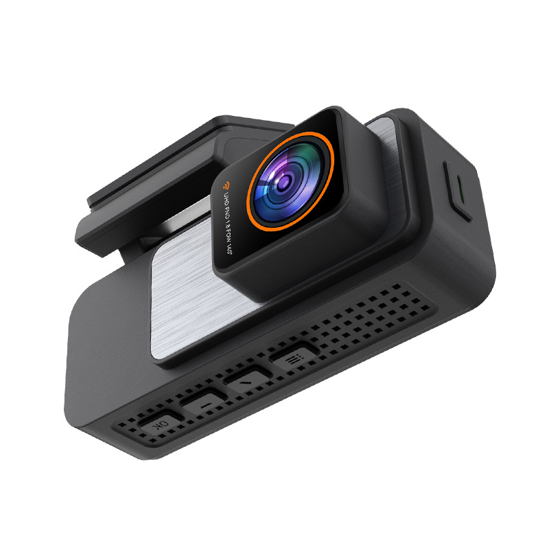 4K Dash Cam with Front and Rear Dual Recording, High-Definition Night Vision, WIFI Connectivity, and Parking Monitoring Recorder