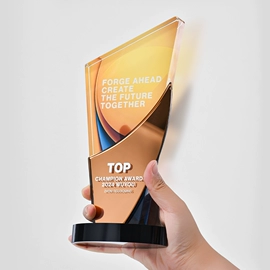 水晶工艺品;奖杯;奖牌