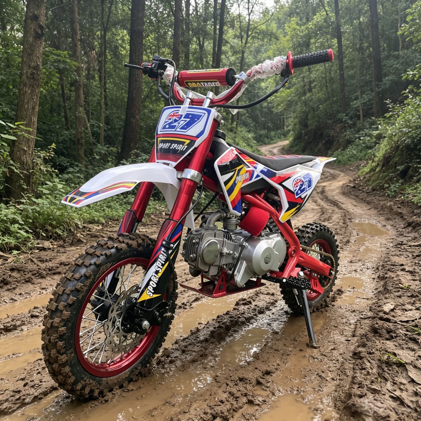 Directly Supplied from the Manufacturer, 110Cc Children's Off-Road Motorcycle, Four-Stroke Mountain Off-Road Motorcycle, Adult Mini