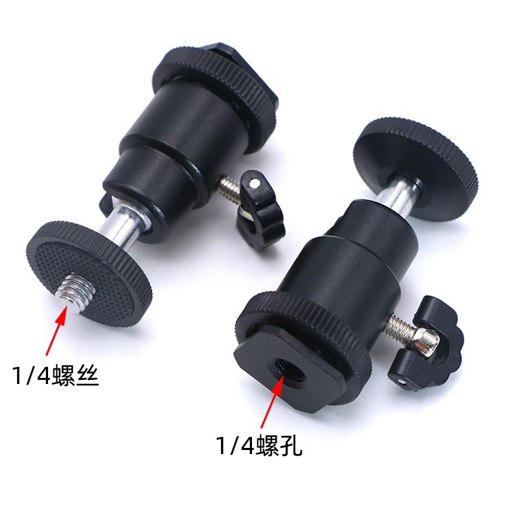 一眼レフカメラ接続携帯電話モニター低角度撮影スポット外付けホットブーツ冷靴座携帯電話クリップ平頭雲台