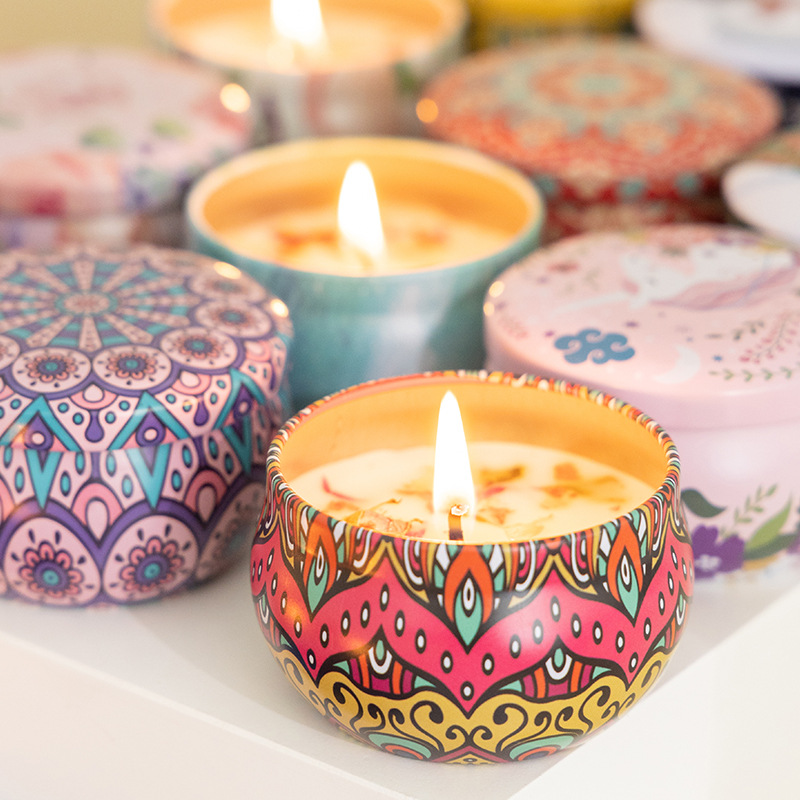 Single soy wax creative Nordic home scented candle to express love and send to best friends, friends, couples and lovers