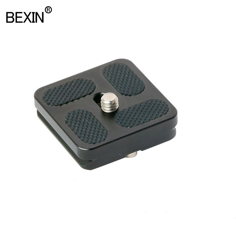 Быстросъемная пластина (BEXIN) PU40, полиуретановая нескользящая, 40×38×10 мм, совместимо с штативами