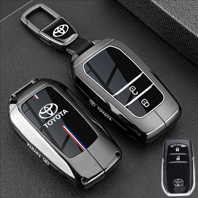 Car Buckle Bz3 Shell: Static Rod/Key Bag - f-type-2-button-gun-black-car-logo-buckle