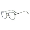 Square flashing trend fashionable glasses, 2023 collection, Korean style