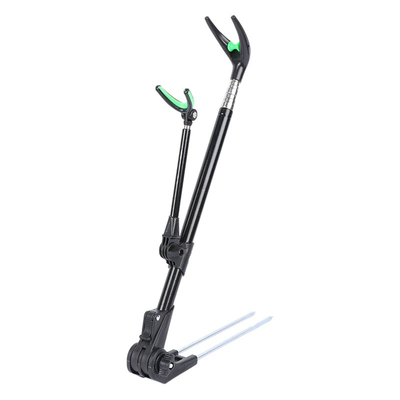 Нержавеющая сталь толстый кронштейн удочки двойного назначения кронштейн рыболовного стержня черный алмазный ящик для ловли