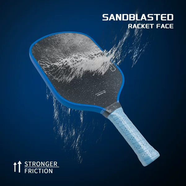 J2CR Pickleball Paddle Blue Sandblasted EPP Foam carbon fiber