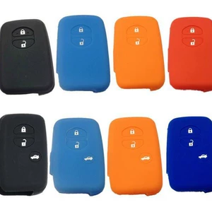 For Highlander Camry Crown Reiz Jie Luchi 86 Auris silicone key case car remote control set