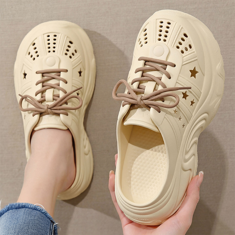 2026 New Women's Outdoor Clog Sandals With Thick Soles, Non-Slip Arch Support, EVA Top Quality Closed-Toe Design For Summer_voghion.com