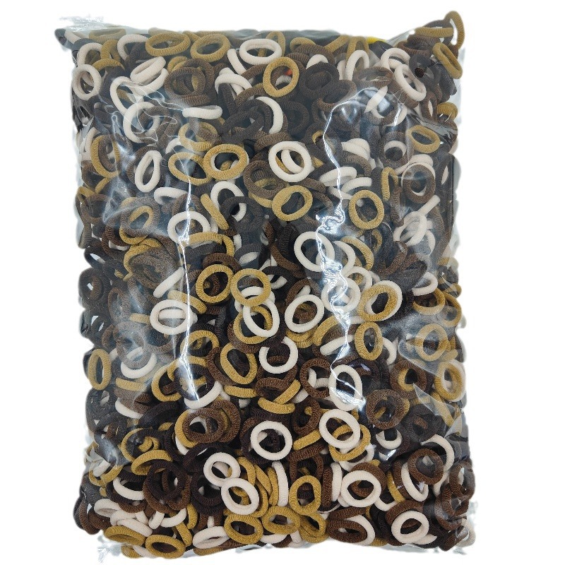 Fábrica directa sin costuras de alta elasticidad cuerda de cabeza para niños anillo de toallas OPP2000 anillo de cabello de cabello para bebés al por mayor