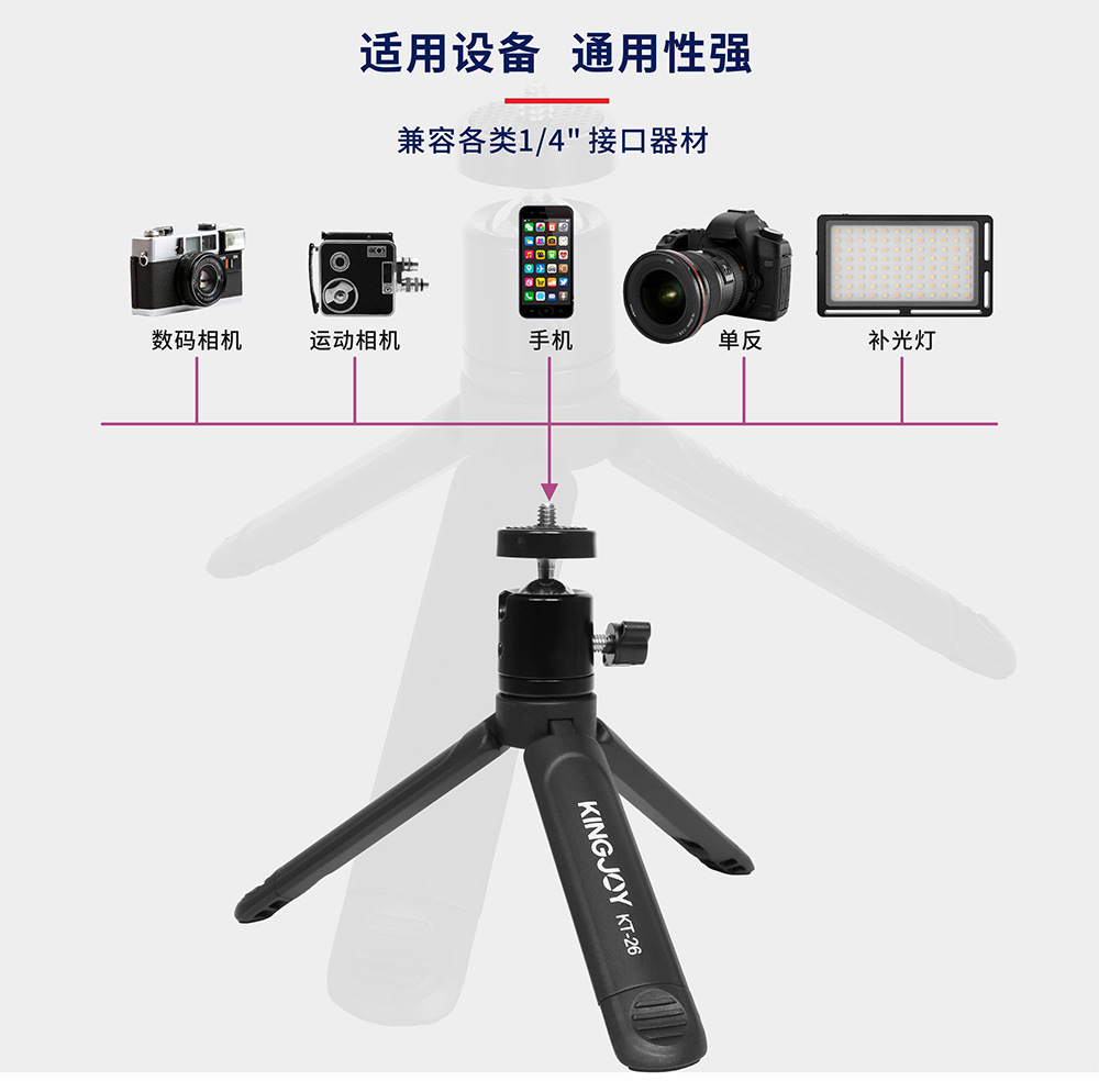 Toptan plastik mini masaüstü tripod taşınabilir canlı yayın fotoğraf cep telefonu tutucu projektör gimbal seti braketi