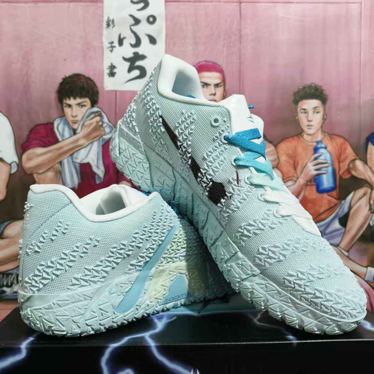 Pure original Ja3 Morant tres generaciones de pulso negro, zapatos de baloncesto nocturno para hombres y mujeres, zapatos deportivos de moda