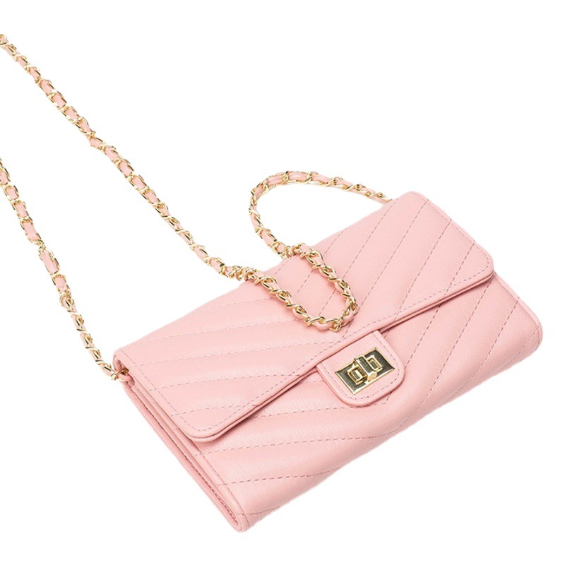 Chanel-Style Chain Crossbody Bag for Women, Versatile 2025 New Trendy Large-Capacity Phone Bag, Small Shoulder Bag with Coin Pocket