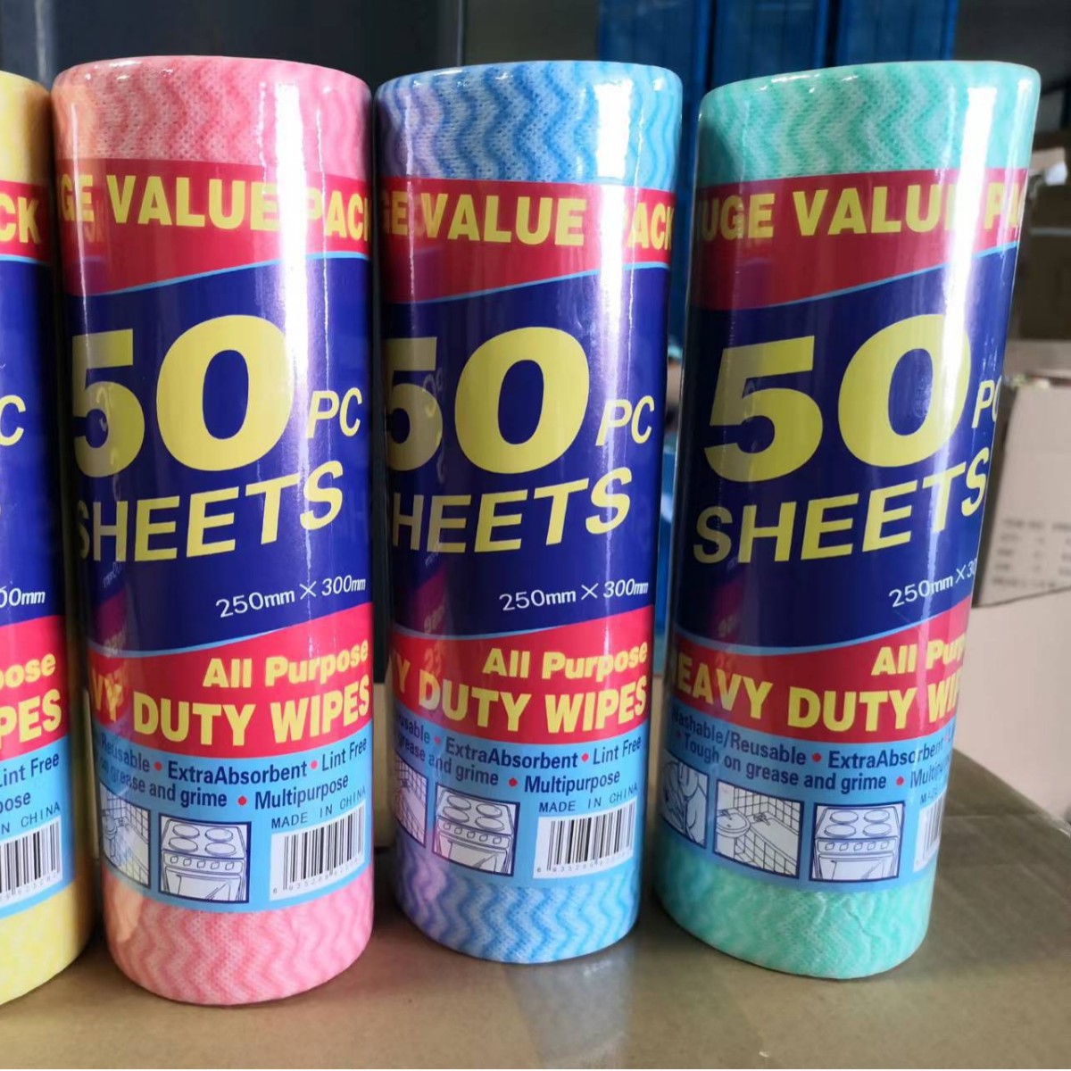 厨房一次性懒人抹布加大加厚波浪纹洗碗布易清洗无纺布洗碗巾