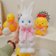 大號卡通存錢罐桌面裝飾搪膠擺件可存可取創意兒童儲蓄罐禮品批發