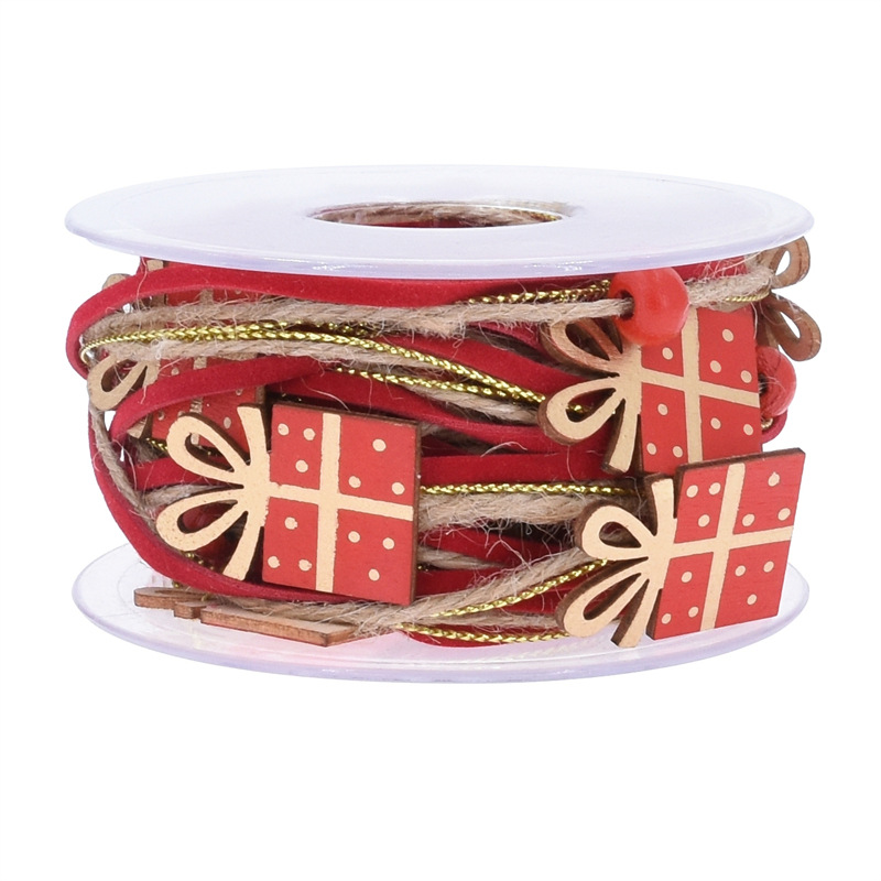 Nuevos productos Amazon creativos hechos a mano de la decoración de navidad ángel regalos cinta azul cinta de embalaje de regalos de navidad cinta