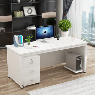 ft simple staff desk simple modern single desk computer desk with drawer simple staff steel wood writing book