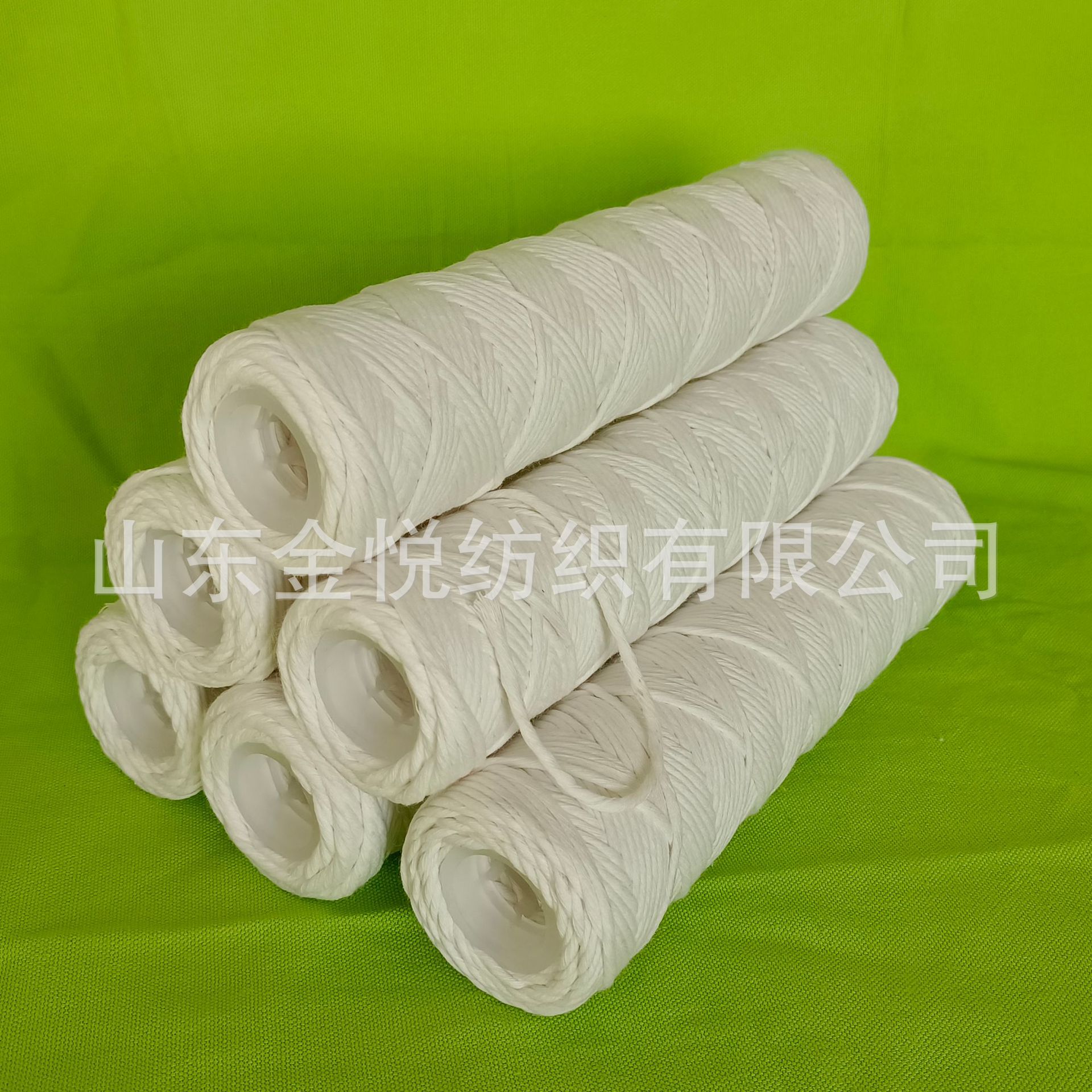 脱脂棉线绕水滤芯10寸 线绕过滤棉芯 绕线滤芯2407金悦纺织