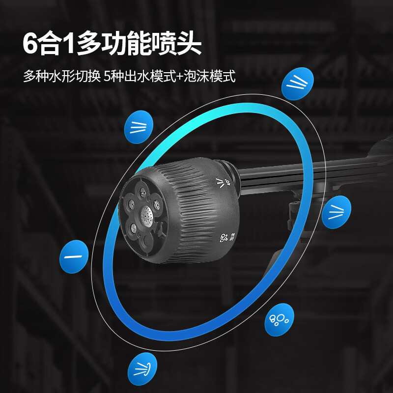 Dongcheng inalámbrico máquina de limpieza de automóviles multifuncional litio eléctrico pistola de agua de alto voltaje para cepillo de automóviles artefacto portátil image 3