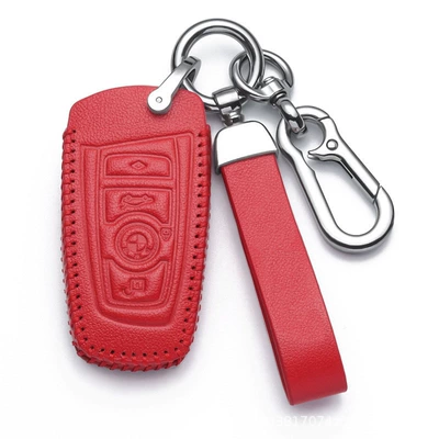 series 3 series x5x6x1z4x3 high-grade, Static Rod/Key Bag - bmw-a-square-4-keys-red-high-grade-leather