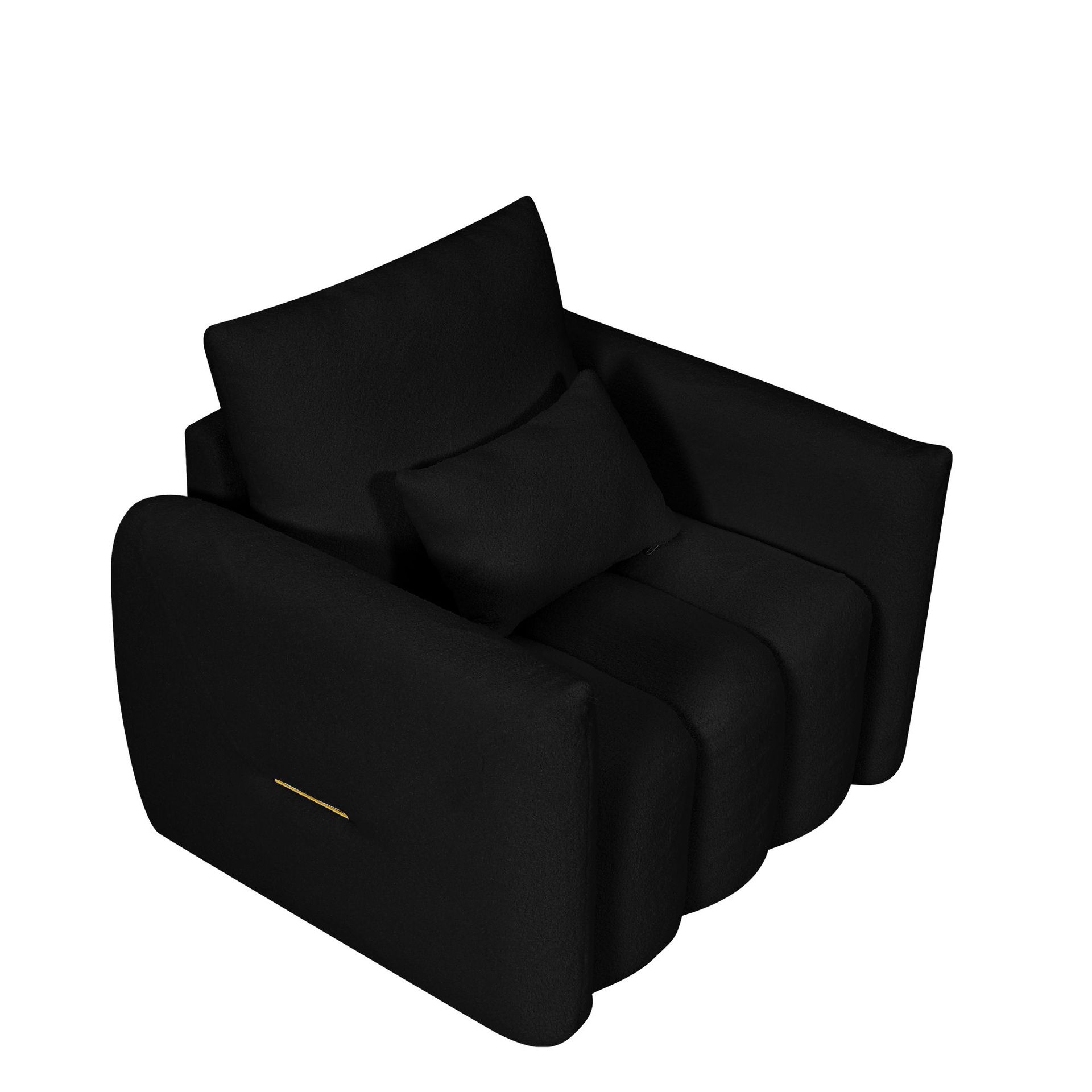 Sofá de tela de estilo italiano, sala de estar, apartamento pequeño, sofá recto de terciopelo para bebés, casa de alquiler, sofá de cuero con patas de gato image 5
