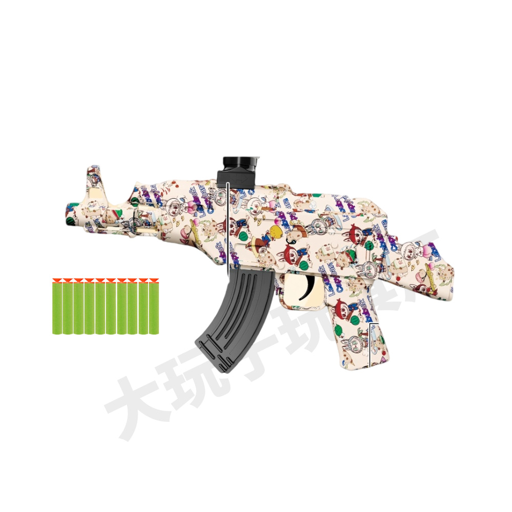 파인애플 병용 3.7V 미니 AK47 - Labubu