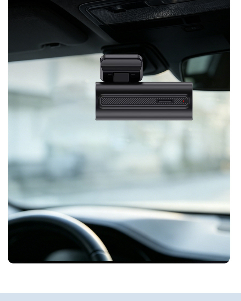 1080P HD Mini Dashcam with Night Vision Enhancement for Parking Monitoring in Car