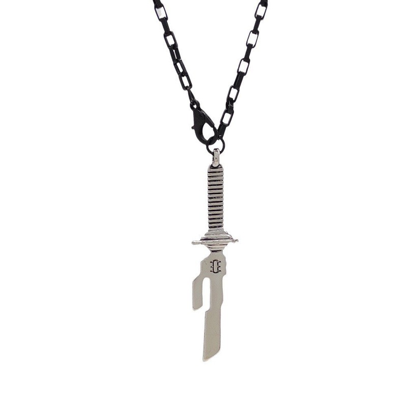 Cursing back to battle necklace Huaiyu folding Yufu black zerwanli lock necklace bracelet pendant necklace cos jewelry