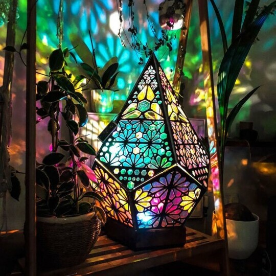 Floor Lamp- Bohemian Light spot Diamond Lamp hollow Bohemian colorful Lamp Floor Lamp- Bohemian Light spot Diamond Lamp hollow Bohemian colorful Lamp