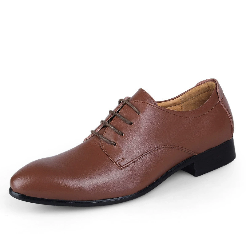 Новая кожаная обувь большого размера мужская бизнес-повседневная обувь AliExpress внешняя торговля мужская обувь прямая продажа