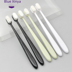 新款單支萬毛細絲軟毛牙刷 兒童孕婦PVC小通透桶包裝源頭工廠批發