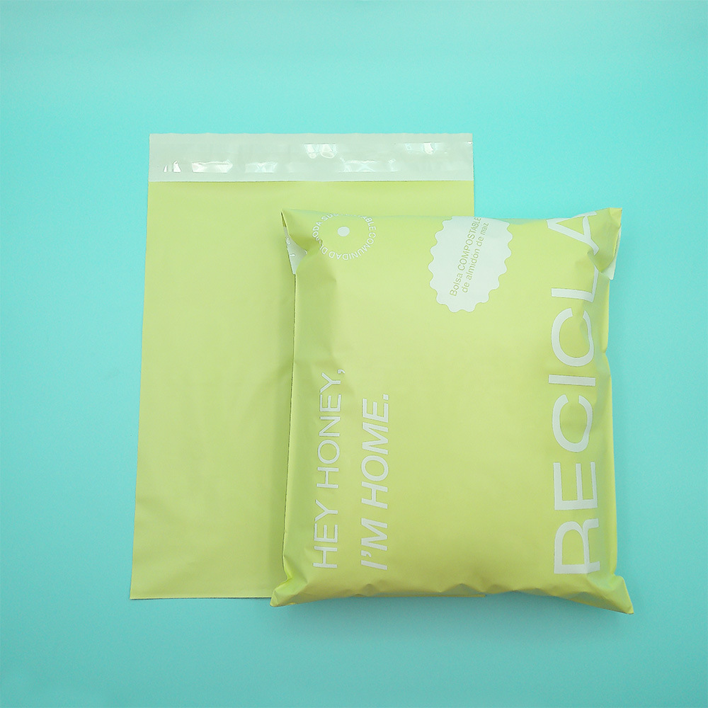 Biodegradable Express bolsa autoadhesiva bolsa de correo express bolsa de transporte bolsa de protección del medio ambiente biodegradable bolsa de embalaje de plástico
